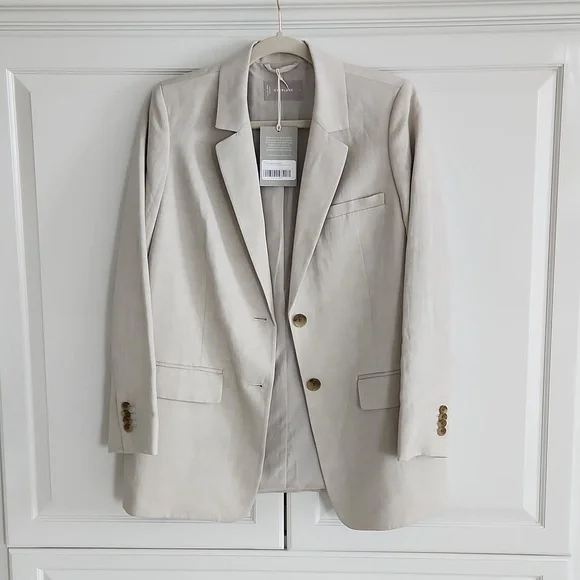 NWT Everlane Linen Blazer size 4 - Picture 7 of 9
